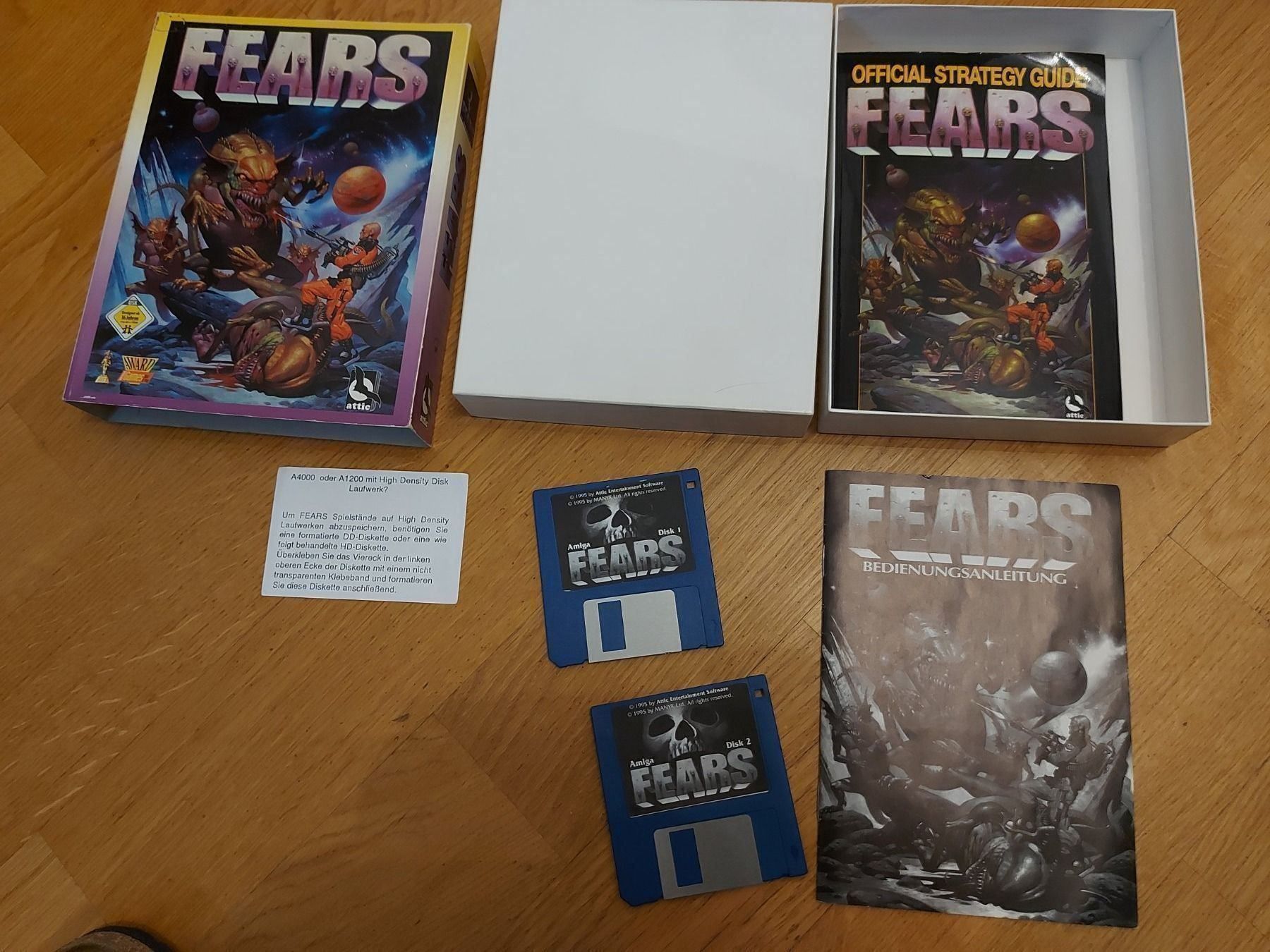 Giochi: FEARS Amiga 1200/4000 OVP – Usato da Aarau venduto da Kaesekuchen2000