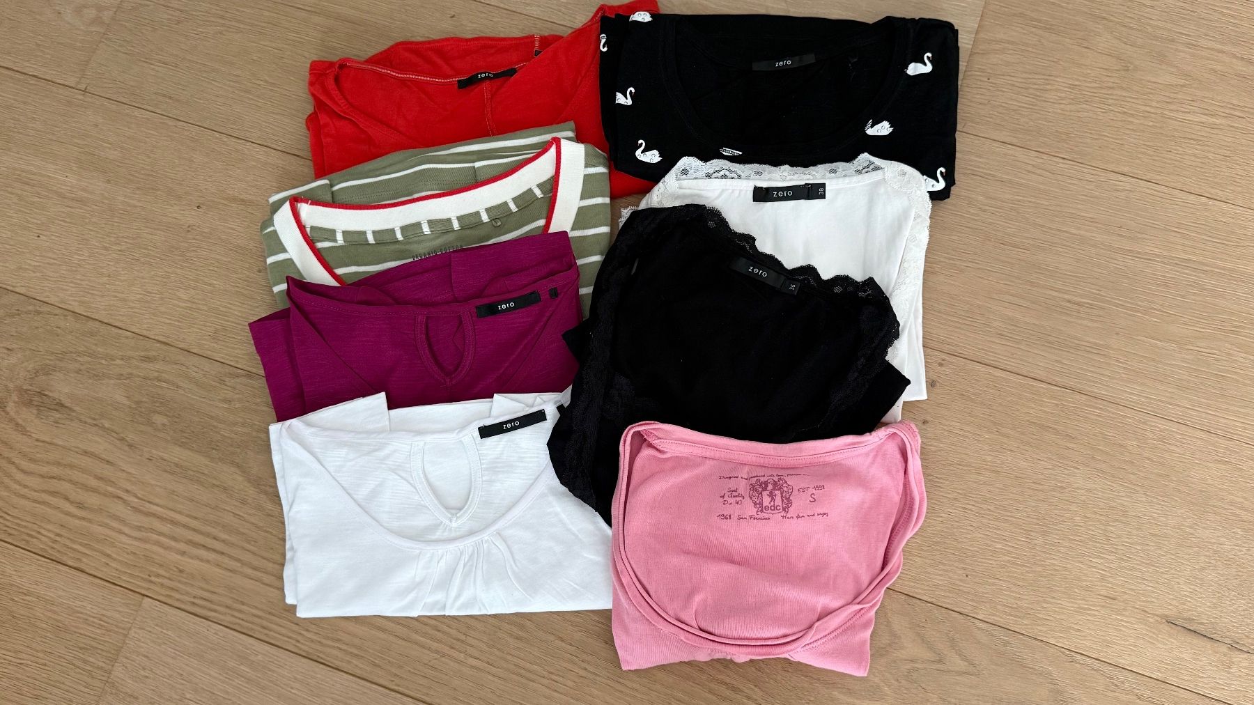 Esprit Lotti di vestiti: 8x Damen Shirts Grösse S/M Esprit und Zero – Usato da Buhwil venduto da Lin66