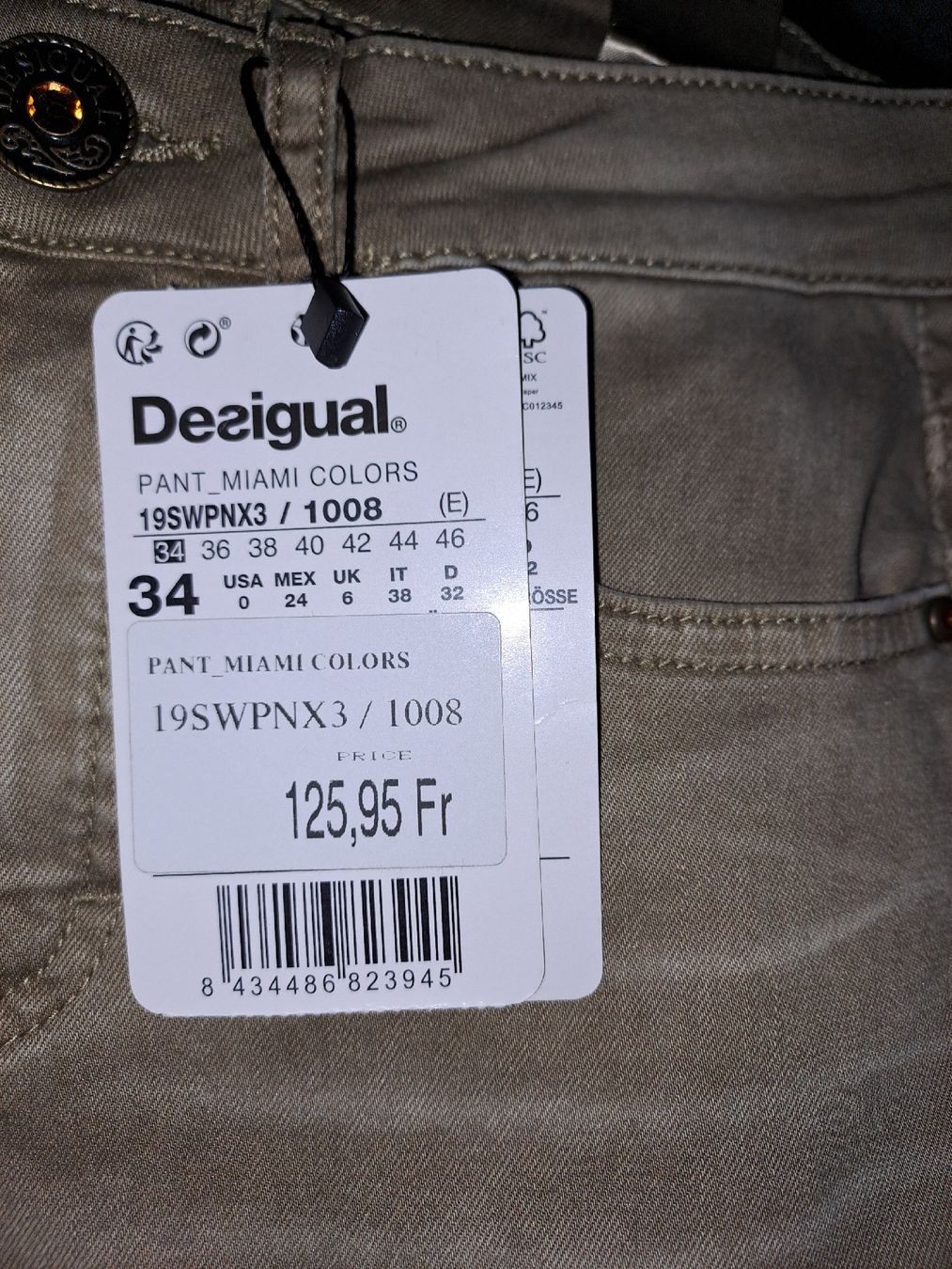 Desigual Pantaloni: Desigual Hose – Nuovo e nell'imballaggio originale da Scherz venduto da Makeupstar 1