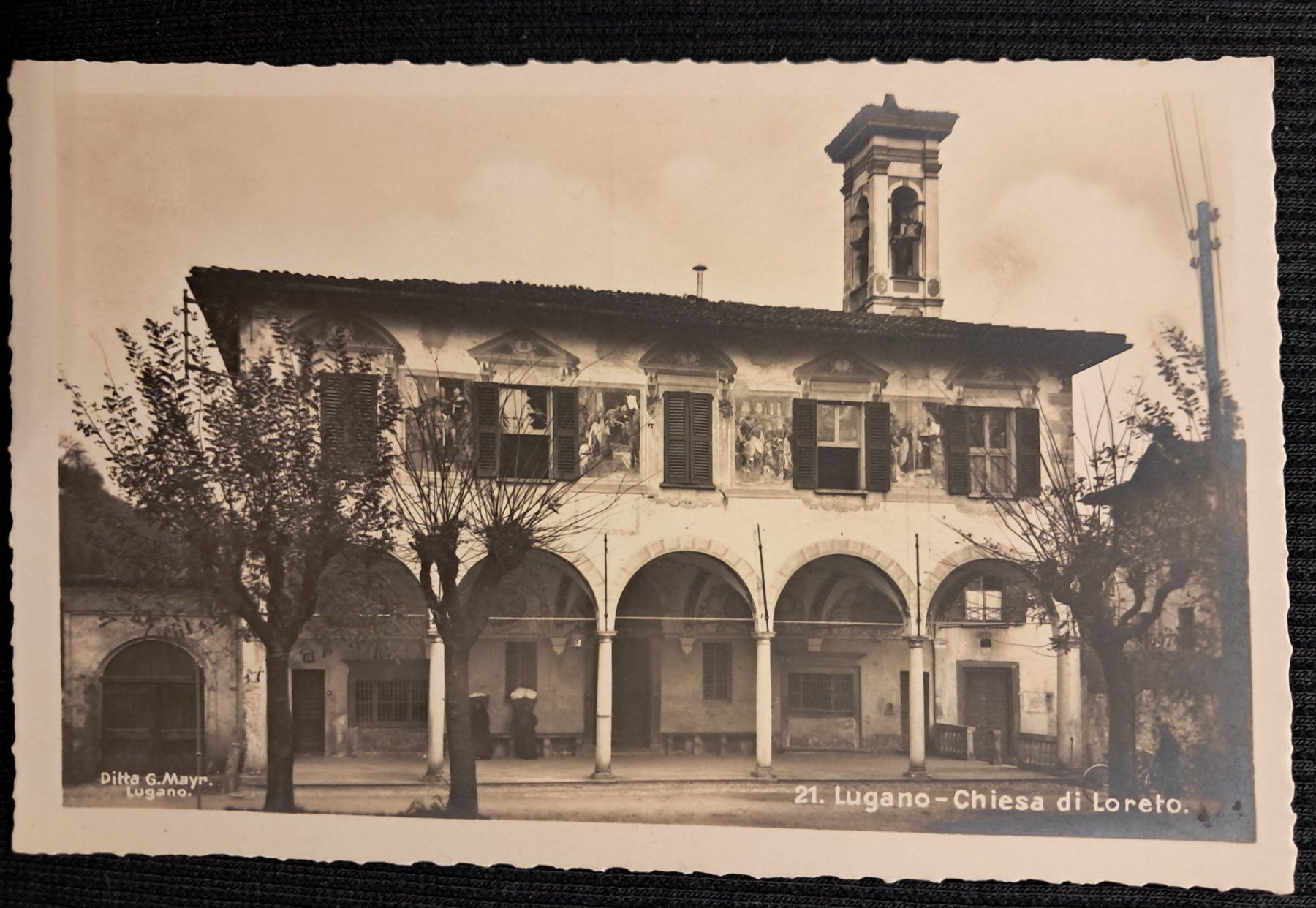 Cartes postales: LUGANO - CHIESA DI LORETO – D'occasion à Ponto Valentino par giorgia06