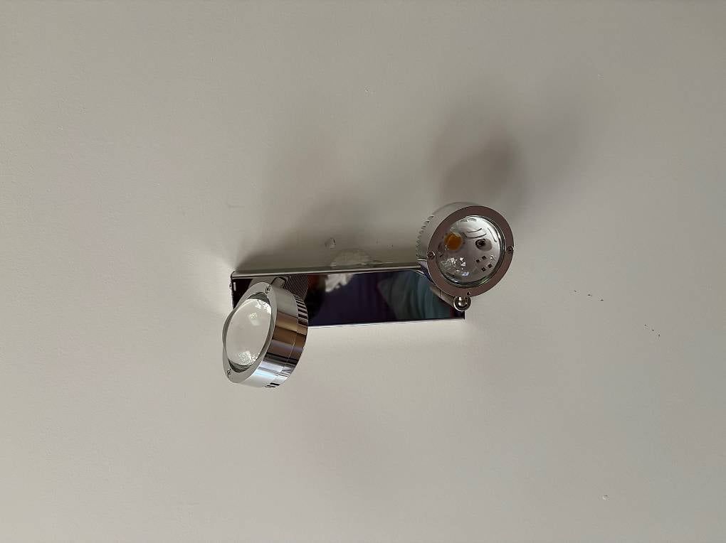 Lampadari & plafoniere: Deckenlampe mit 2 Leuchten - Chrom - 22 cm länge – Usato da Zürich venduto da rem_8v6m