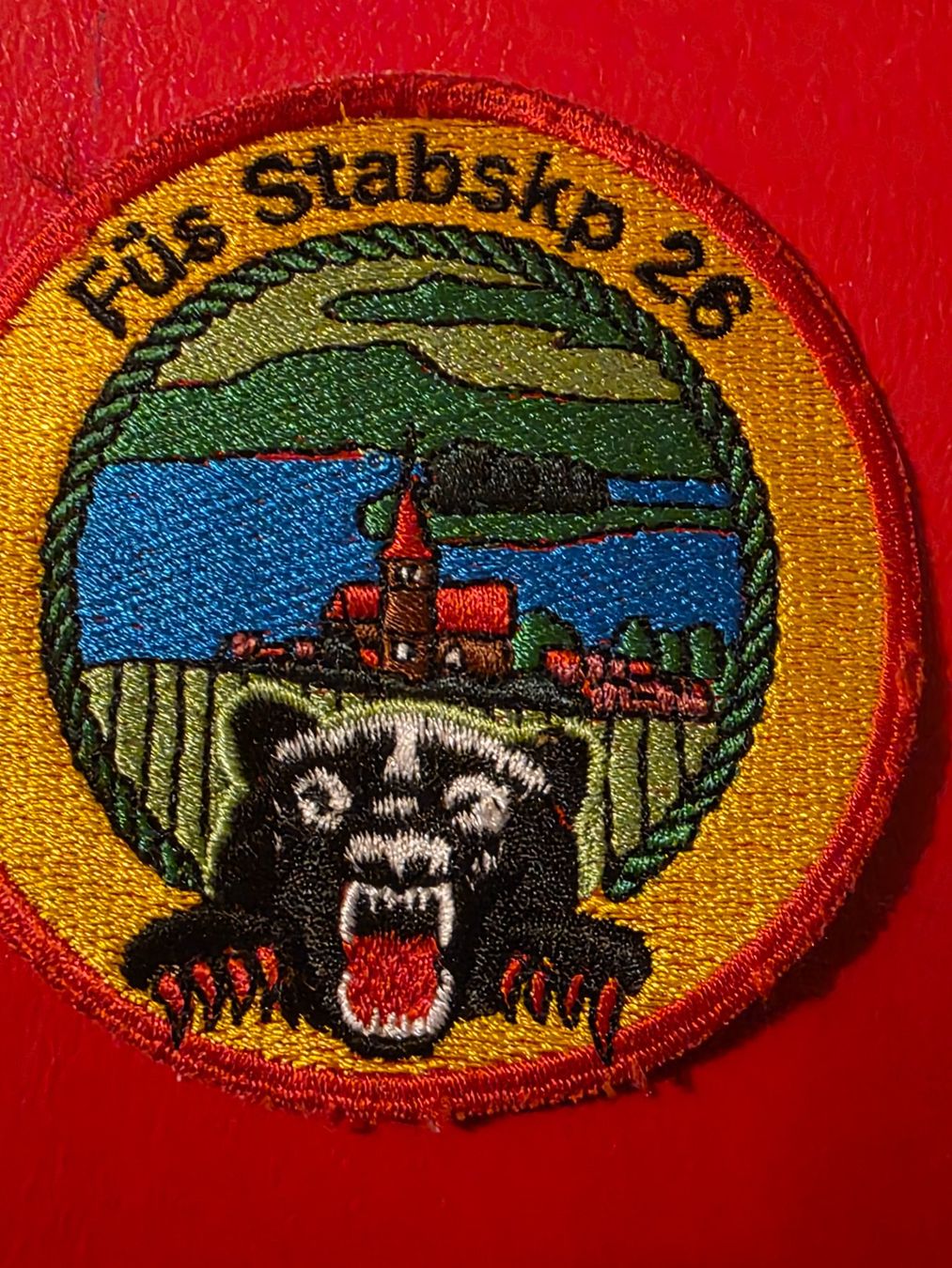 Schweizer Armee Placchette & Badge: Fus Stabskp 26 Abzeichen Berne Original – Usato da Nyon venduto da freetoys08