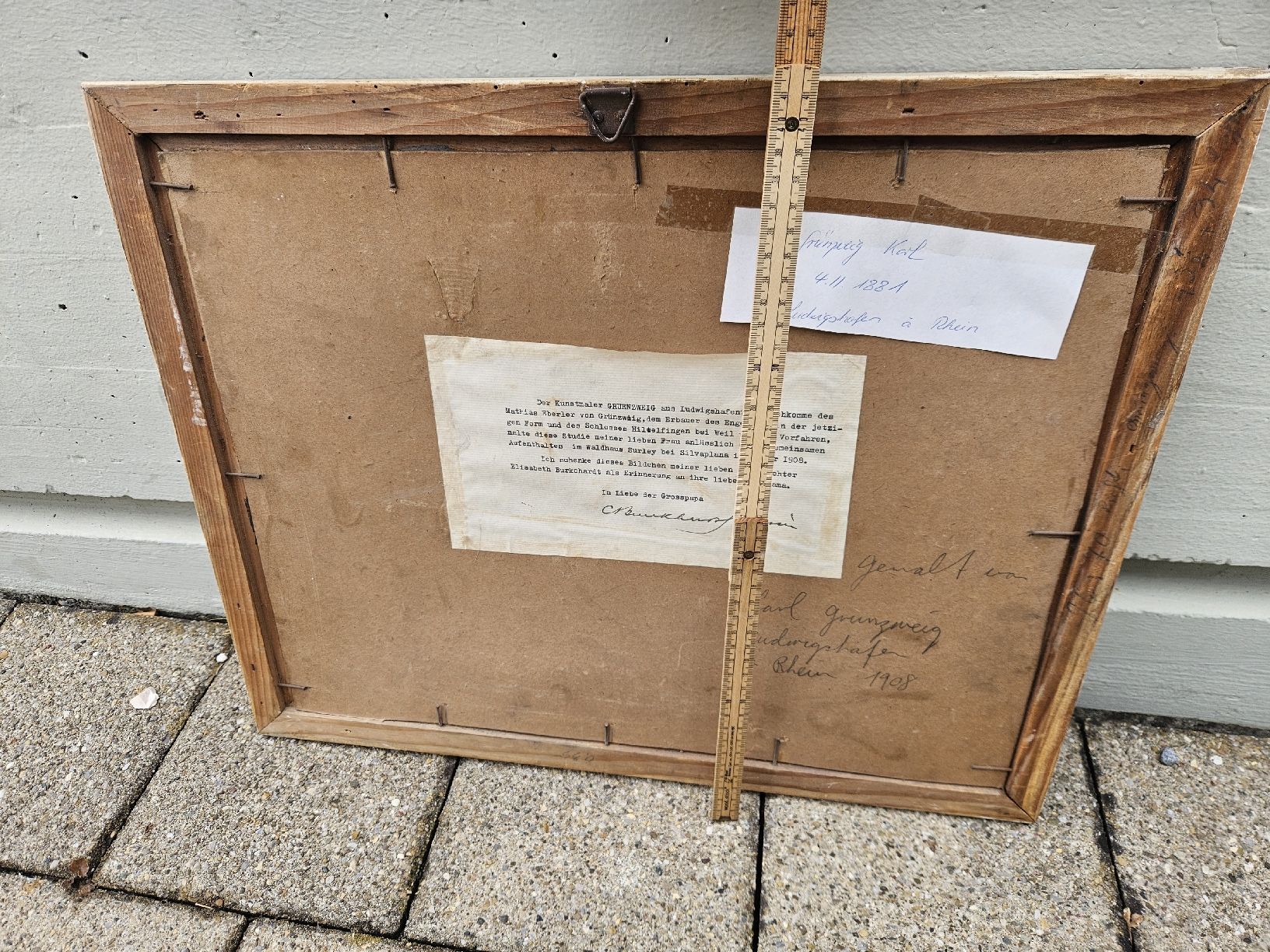 Gemälde: gemälde grünzweig 1908 friedrichshafen – Gebraucht aus Schwellbrunn von Rosaroterpanter 2
