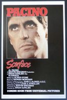 SCARFACE AL PACINO UNIVERSAL ORIGINAL MOVIE POSTER 2001‪‪‪‪‪