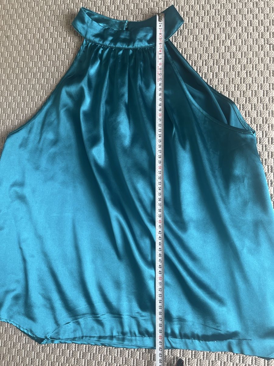 Tops: Neckholdertop, Petrol, XL – Gebraucht aus Solothurn von Bobesch08 6