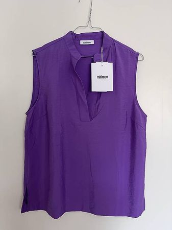 Neue Bluse von minumum, mit Etikett, Gr. S, lila