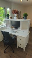 Schreibtisch Hemnes, inkl. Aufsatz