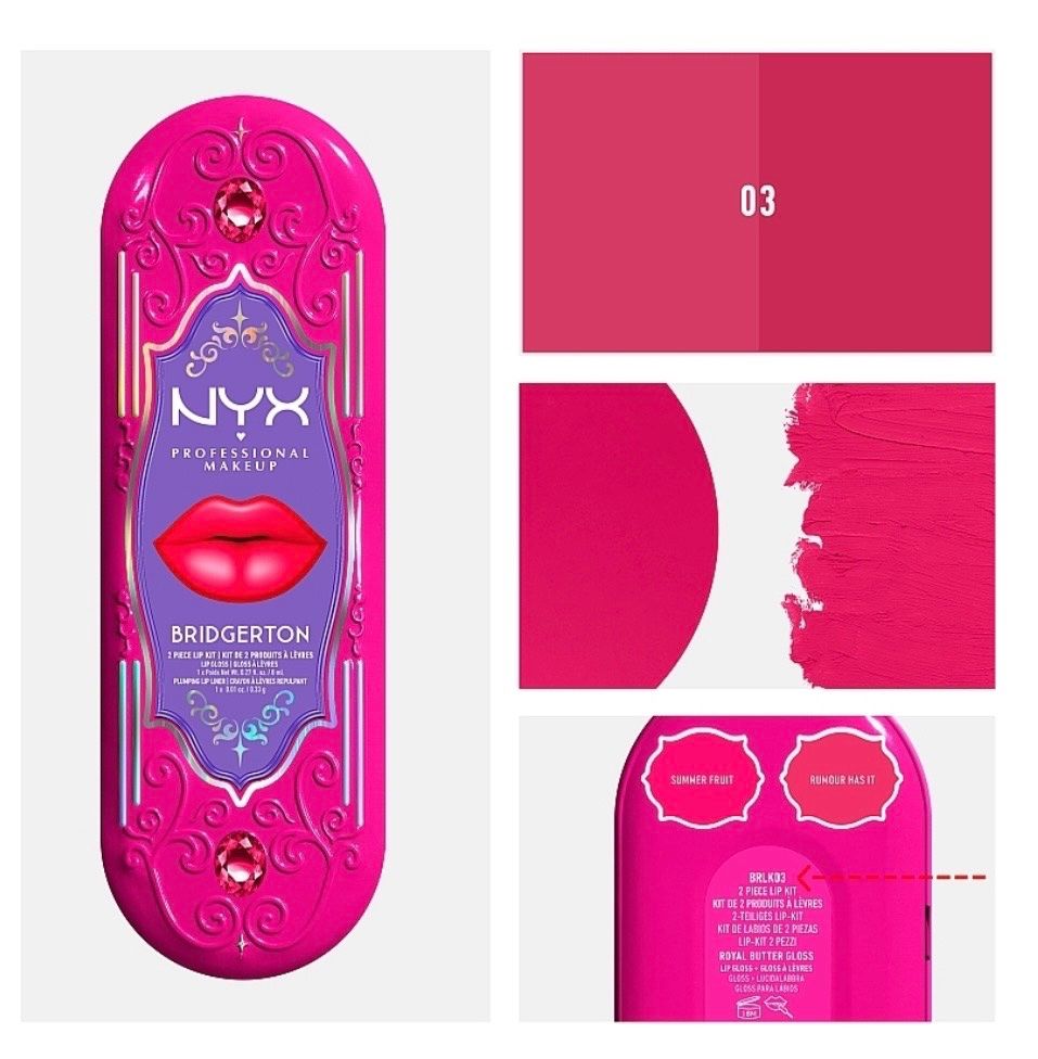 NYX Professional Makeup Make-up: NYX Bridgerton 2 Piece Lip Kit – Nuovo (secondo la descrizione) da Bülach venduto da ter_6jf8 2