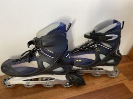 Inlineskates Salomon DR 120 blau grau Grösse 47 gebraucht