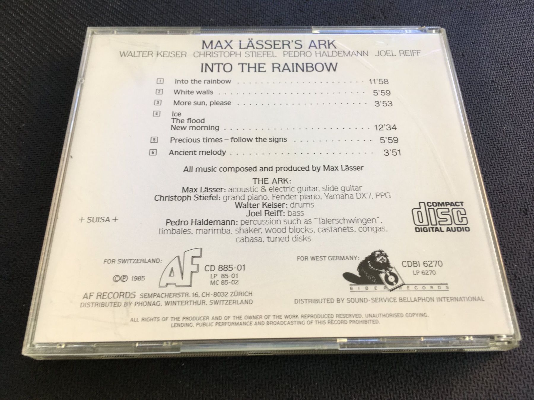 CDs: Max Lässer's Ark - Into the Rainbow -CD- – D'occasion à St.Gallen par MedienJoe 2