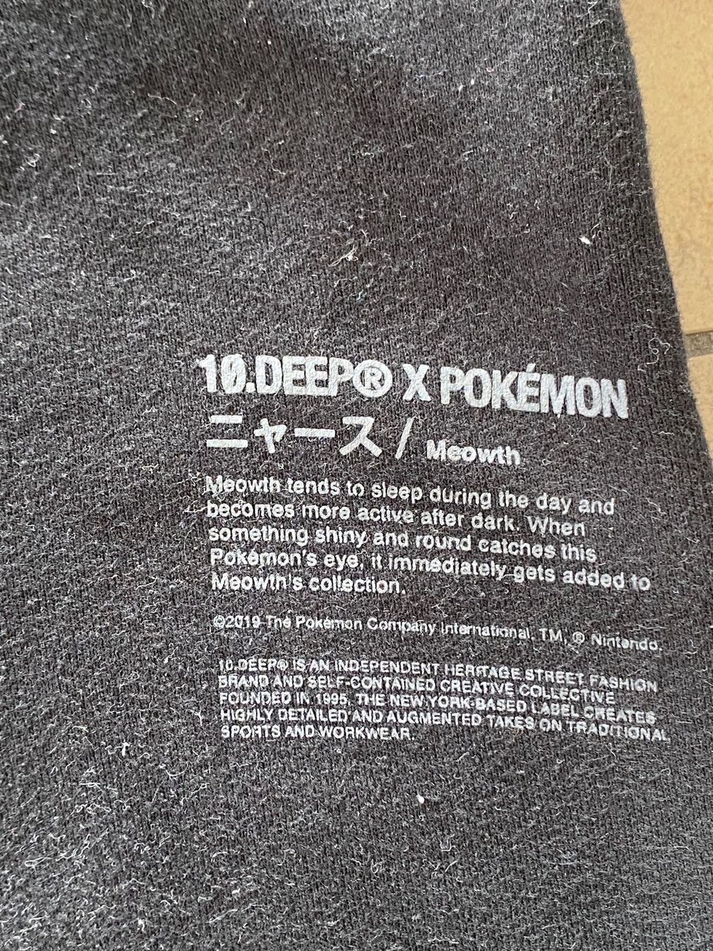 Pullover & Sweatshirts: 10 DEEP x Pokemon Mauzi Pullover schwarz M – Gebraucht aus Lachen SZ von derMensch1111 4