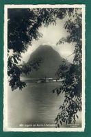 Lugano col Monte S.Salvatore, 1928, gelaufen