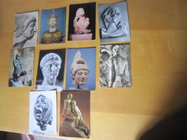 No15 schöne Postkarte Statuen (Rodin) und Büste