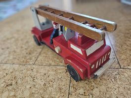Vintage Holz Feuerwehrauto
