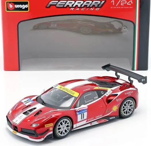 Ferrari Modellini d'auto: FERRARI 488 CHALLENGE 2017 #11 1:24 BBURAGO – Nuovo e nell'imballaggio originale da Suhr venduto da Moebelsiralfred 1