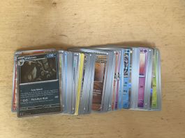 50 Pokemon Sammelkarten, deutsch, englisch japanisch