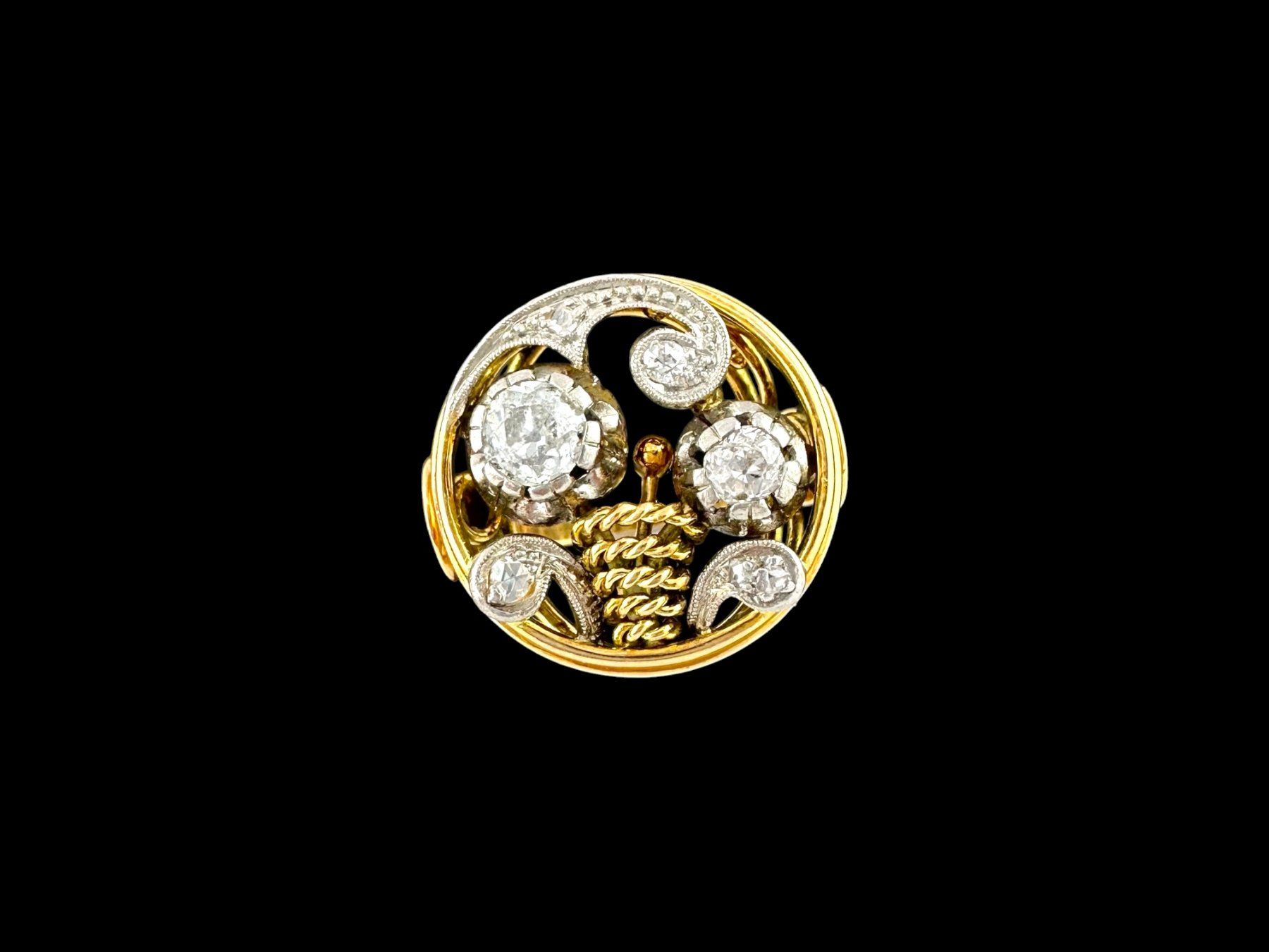 Anelli: Antiker Jugendstil - Diamantring um 1910 – Usato da Zuzwil SG venduto da artimmo 7