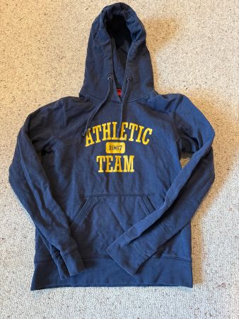Dunkelblauer Hoodie "Athletic Team 1967" Gr. M Damen
