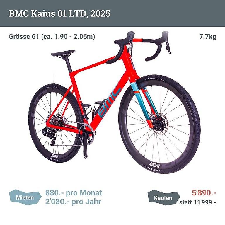 Velos: BMC Kaius 01 LTD (2025), Grösse 61 – Gebraucht aus Zürich von Testo 1