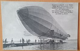 Zeppelin's Luftschiff,  neues Modell