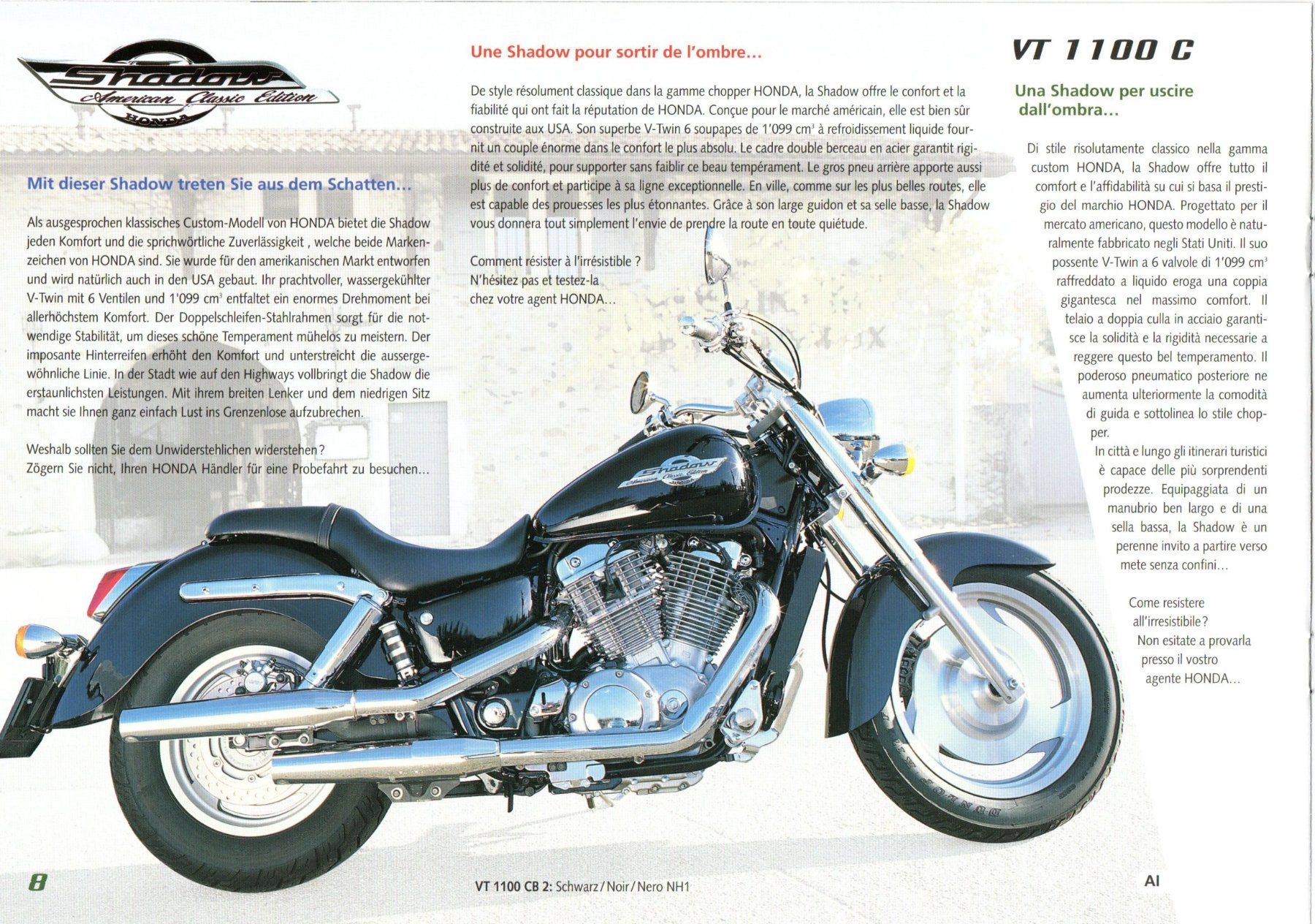 Honda Chopper: Honda Chopper Modellprogramm 2002 - CH-Originalprospekt – Neu (gemäss Beschreibung) aus Malans GR von Chueche427 4
