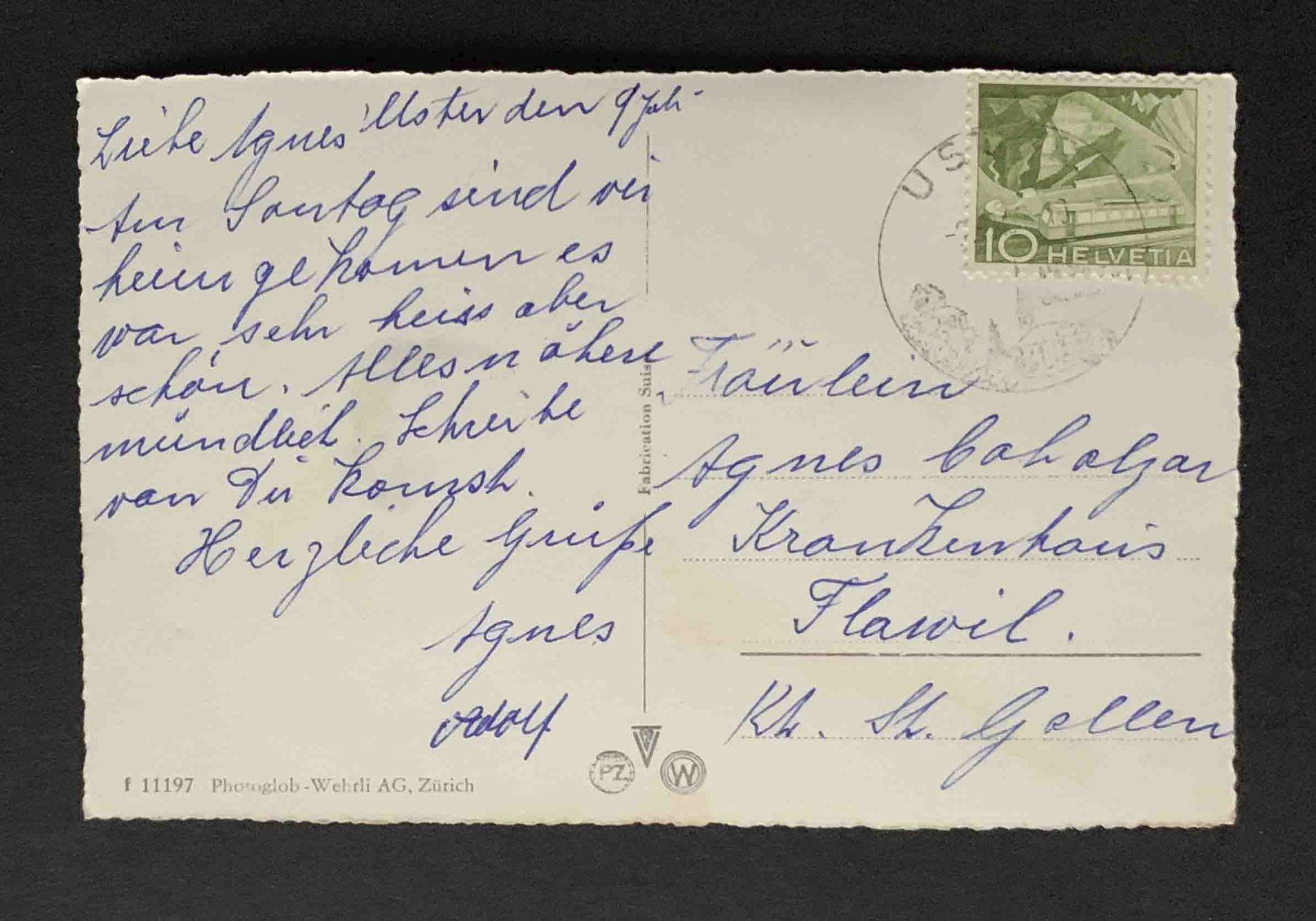Cartoline postali: AK Uster Kath Kirche – Usato da Goldau venduto da artelier1 1