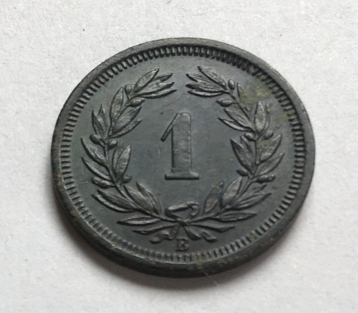 Tutti le monete: 1920 1 Rappen unz ab Fr. 1.- – Nuovo (secondo la descrizione) da Kirchberg SG venduto da Z-Collection 1