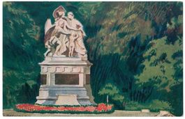 Basel Strassburger Denkmal Künstlerkarte