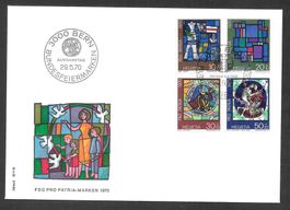 FDC Pro Patria Serie 1970 ET 29.5.1970 schön illustriert