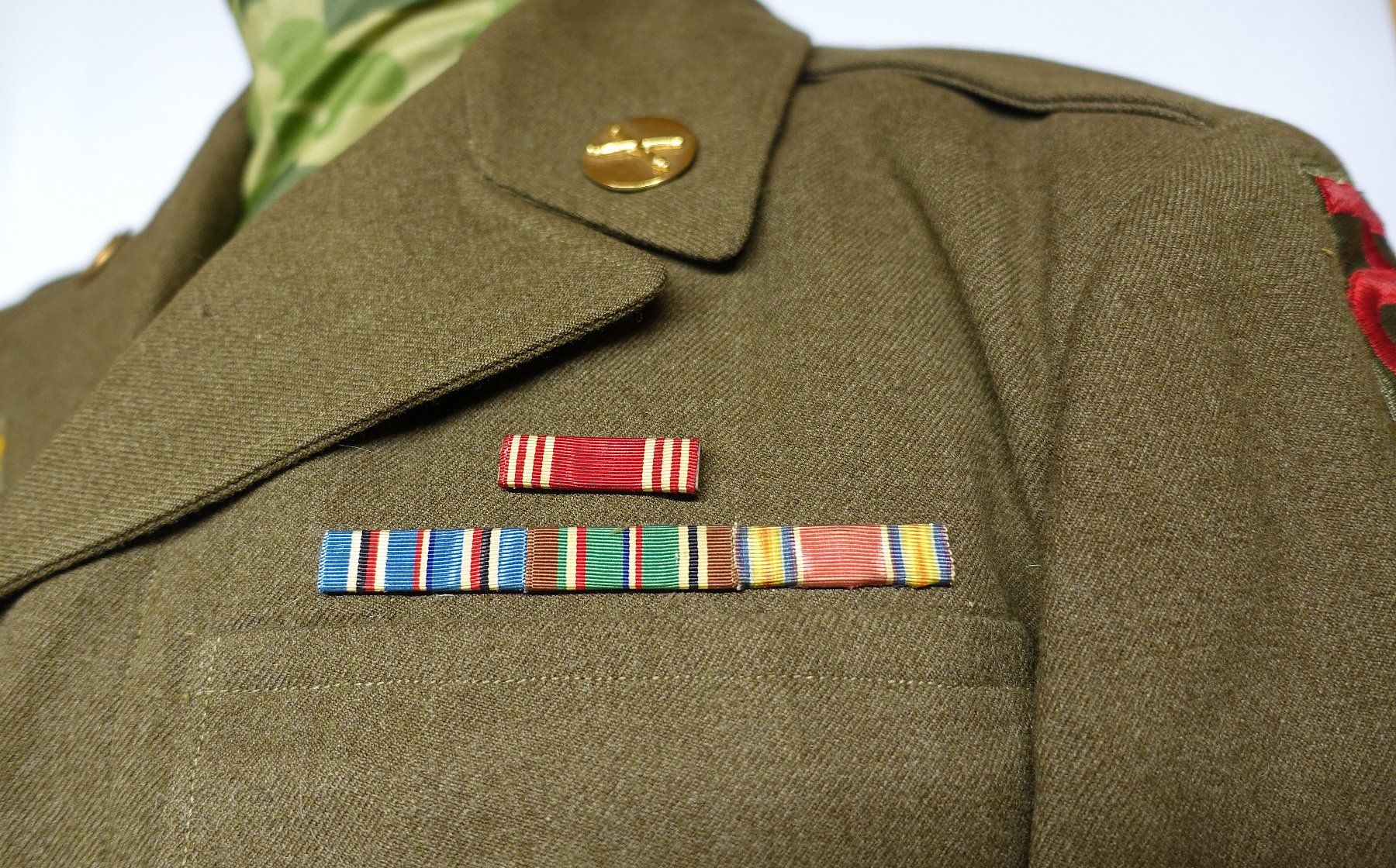 Uniformi: US Army Uniform Ike Jacket  2.Weltkrieg  90th / 94th Inf Div – Usato da Kappelen venduto da Marmoe 5