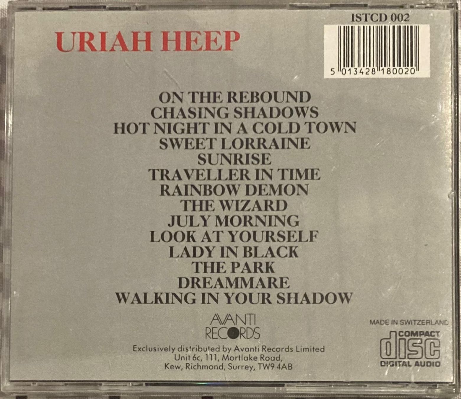 CDs: URIAH HEEP - 14 ROCK HARD HITS – Gebraucht aus Poliez-Pittet von Newtown-Records 1