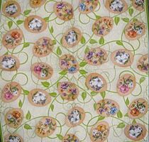 Serviette streublumen (o91) 2Stk.