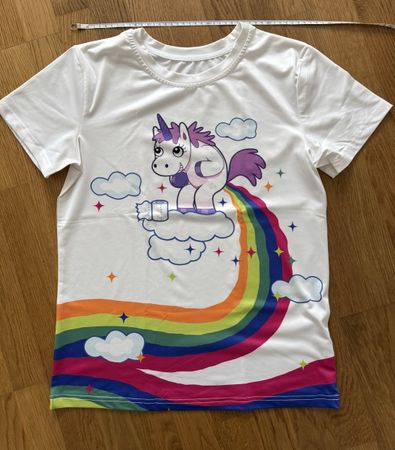 T-Shirt Einhorn, Gr. S, Neuwertig🌈🦄