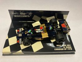 1:43 Minichamps Wolf WR1 Canadian GP 1978 Rahal