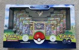 Pokemon GO Strahlendes Evoli Premium-Kollektion NEU