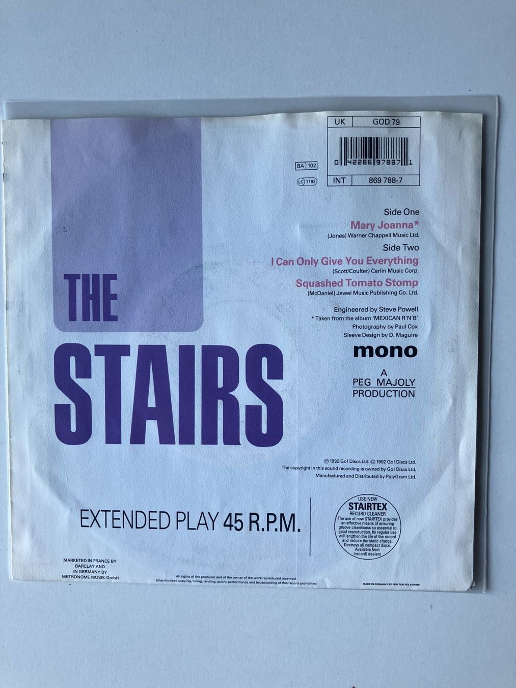 Schallplatten: The Stairs – Gebraucht aus Aarwangen von Jukebox3 2