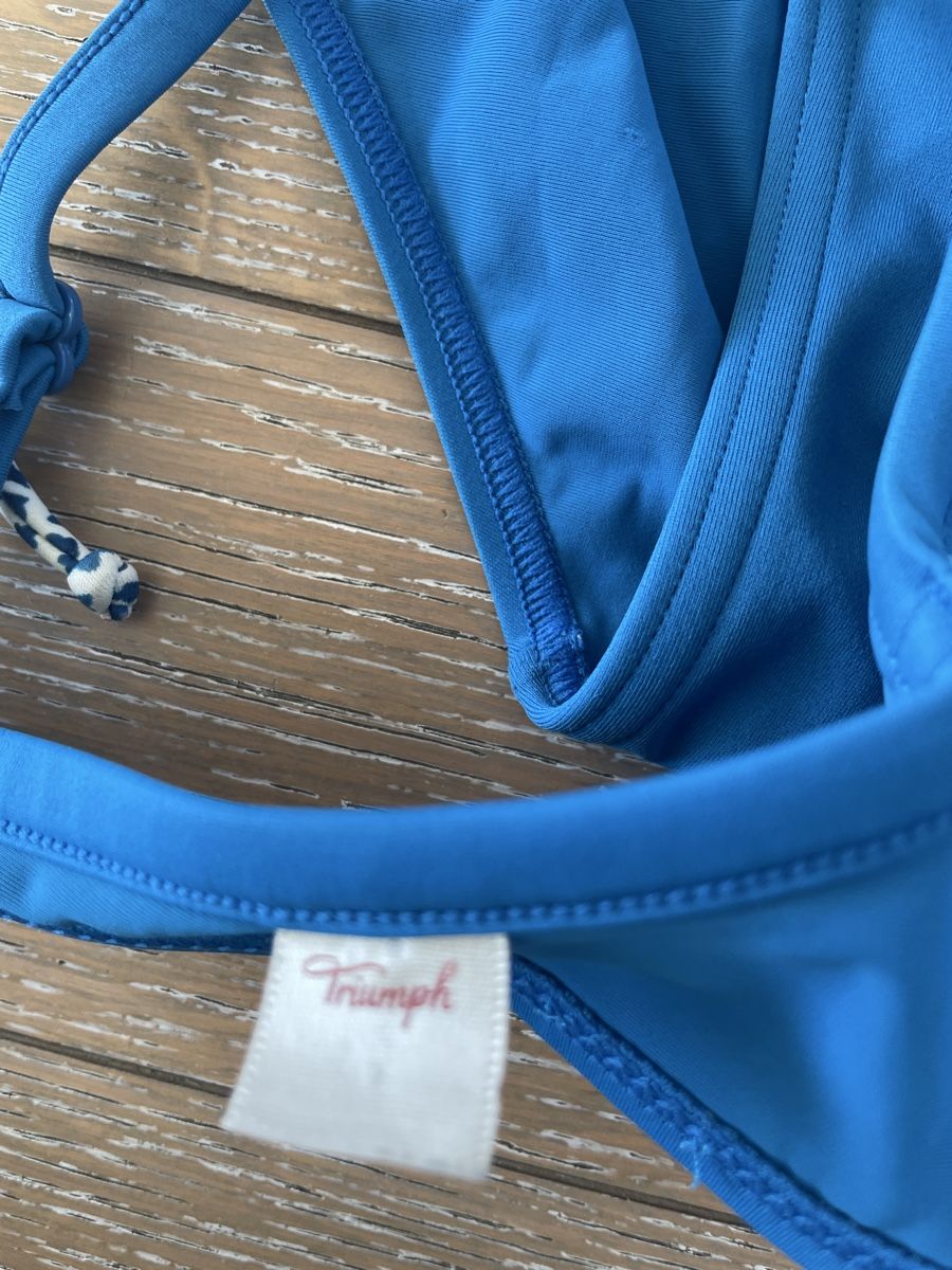 Triumph Costumi da bagno & Bikini: Triumph Bikini Set, Blue, Push-Up, S – Usato da Zürich venduto da muz_5h6k 1