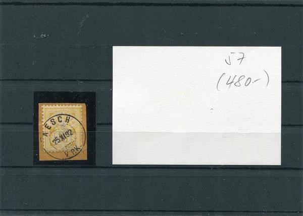 Tous les timbres: Ziffer Nr. 57 auf Briefstück gest. AESCH – D'occasion à Winterthur par Kyoung