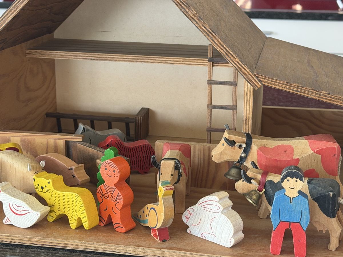 Giocattoli: Bauernhof aus Holz – Usato da Niedergösgen venduto da Lifestyle-85 2