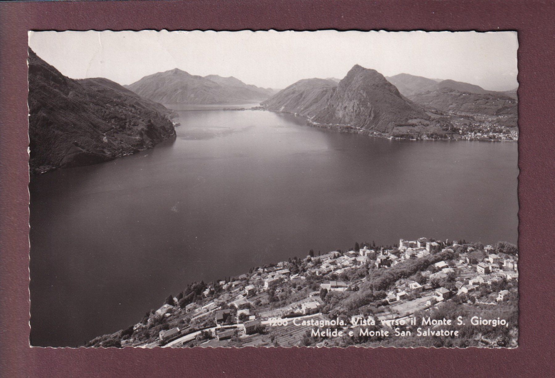 Cartoline postali: CASTAGNOLA - 1943 – Usato da Pully venduto da nicecards