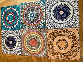 Klebefliesen, Mandala Muster, Deko,
