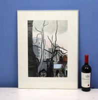Monika Buchmann-Helbling, Mischtechnik, "Pariser Friedhof"