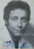 Michael Lenz (1930-2013) Schauspieler - Autogramm