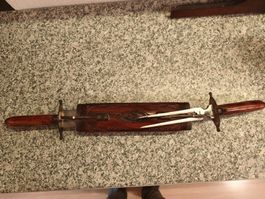 Bratenbesteck aus Indien