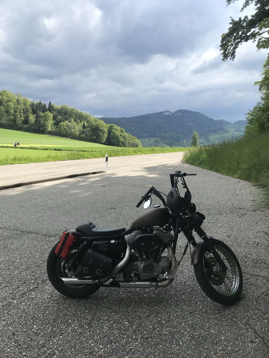 Harley-Davidson Chopper: Harley-Davidson XLH 1100  Jg. 87 – Usato da Safenwil venduto da bsa67 2