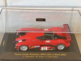 Voiture miniature Ixo Leader Roadster LMP01 2002 neuve