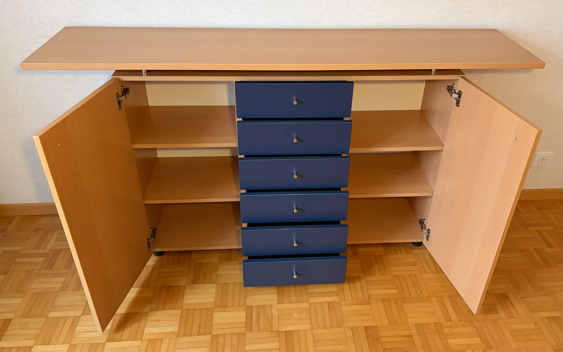 Cassettiere: Sideboard, buche, Schubladen blau – Usato da Oberurnen venduto da rol_d5yj 2