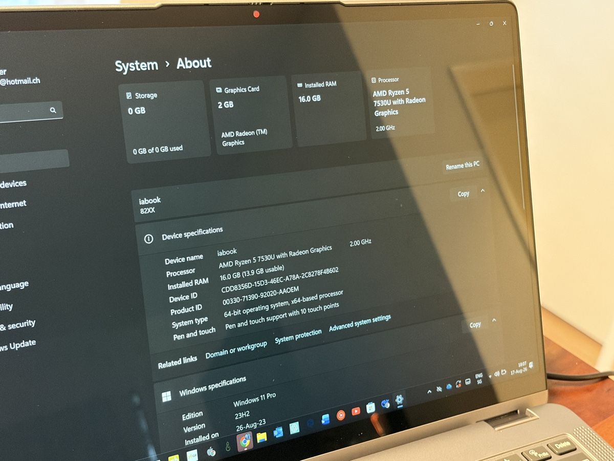 Lenovo Notebook: Lenovo IdeaPad Flex 5 – Usato da Chur venduto da notia13 2