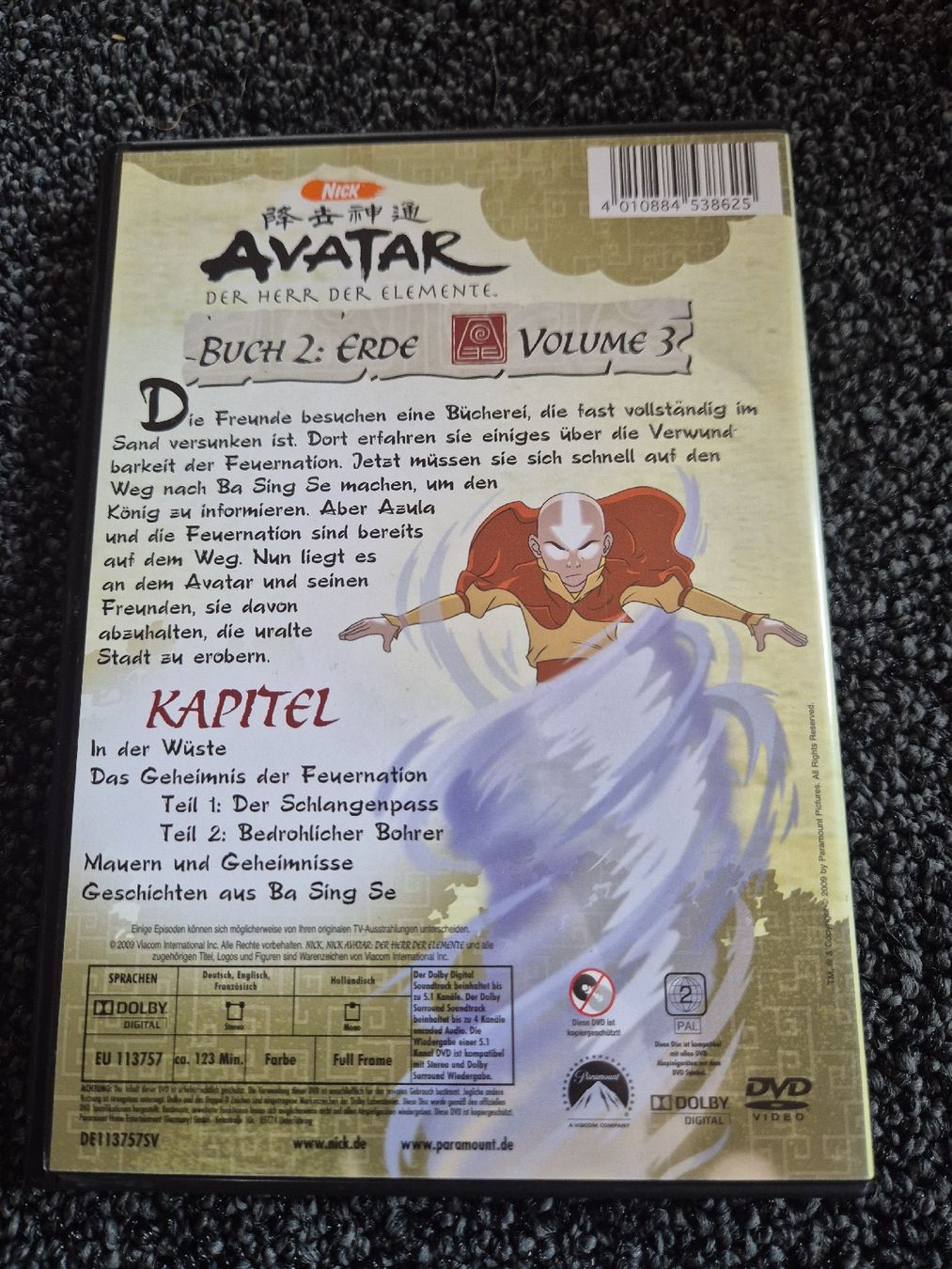 Tutti i DVDs: Avatar - Der Herr der Elemente, Buch 2 Volume 3 – Usato da Ruswil venduto da jan_bxl5 1