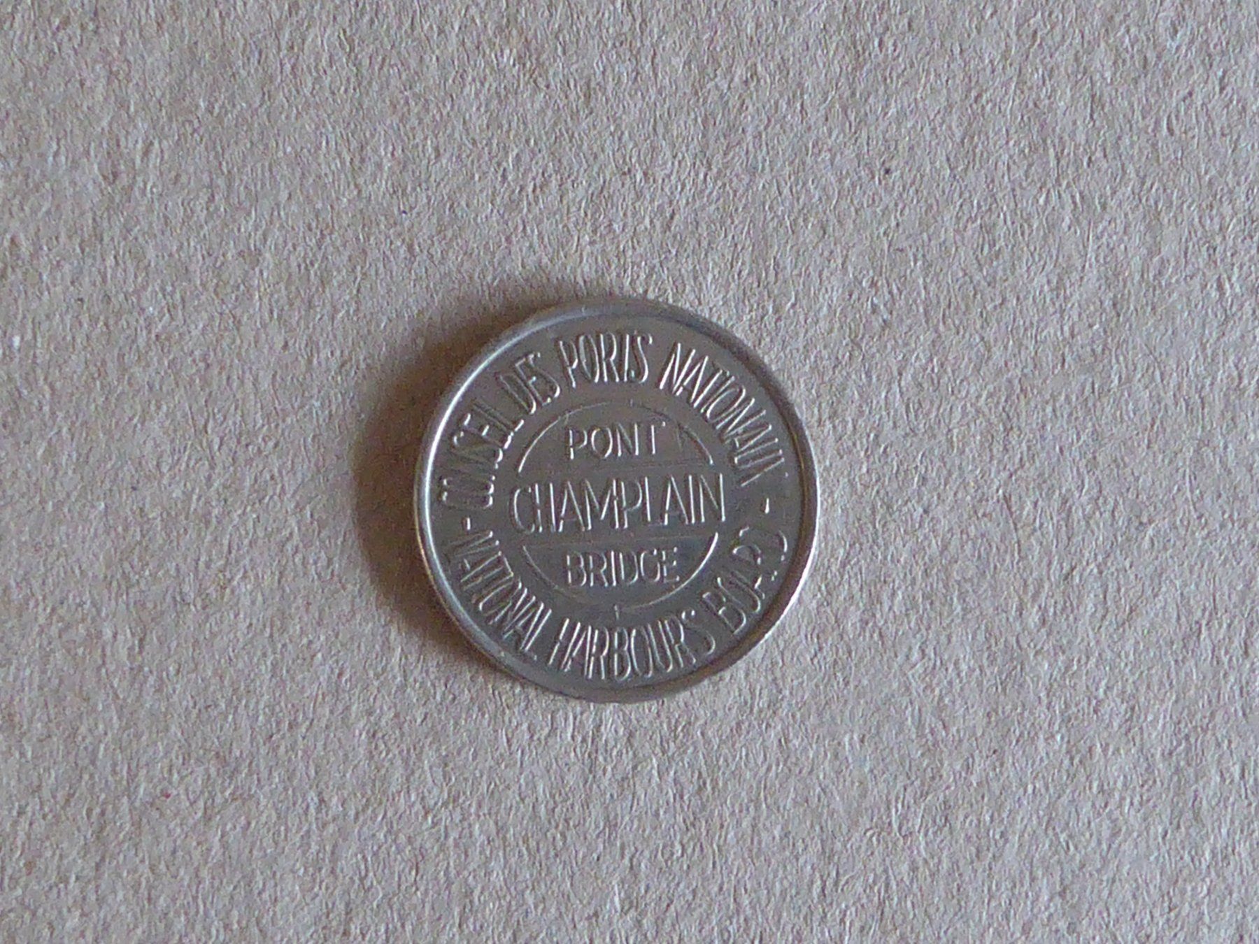 Medaglie: Jeton  Token  Canada  Point Champlian Bridge – Usato da Thun venduto da 427er 2
